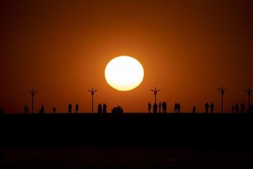 Türkiye'nin en doğusu Van'da eşsiz gün batımı