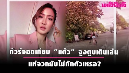 ทัวร์จอดเทียบ “แต้ว” จูงตูบเดินเล่น แห่จวกยับไม่กักตัวเหรอ? | เดลินิวส์