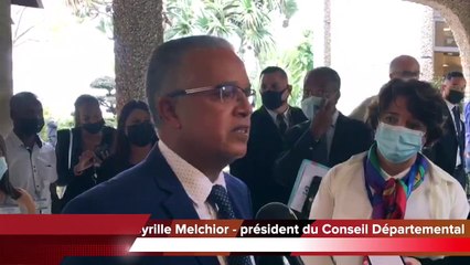 Cyrille Melchior réélu président du Conseil Départemental