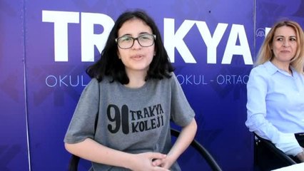 LGS'de tam puan alan Kınay ve Tereci, başarının sırrını "düzenli çalışmak" olarak açıkladı