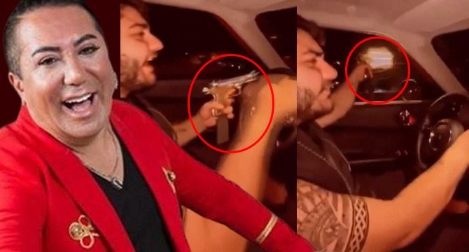 Sosyal medya fenomeni Murat Övüç’ün oğlu trafikte dehşet saçtı