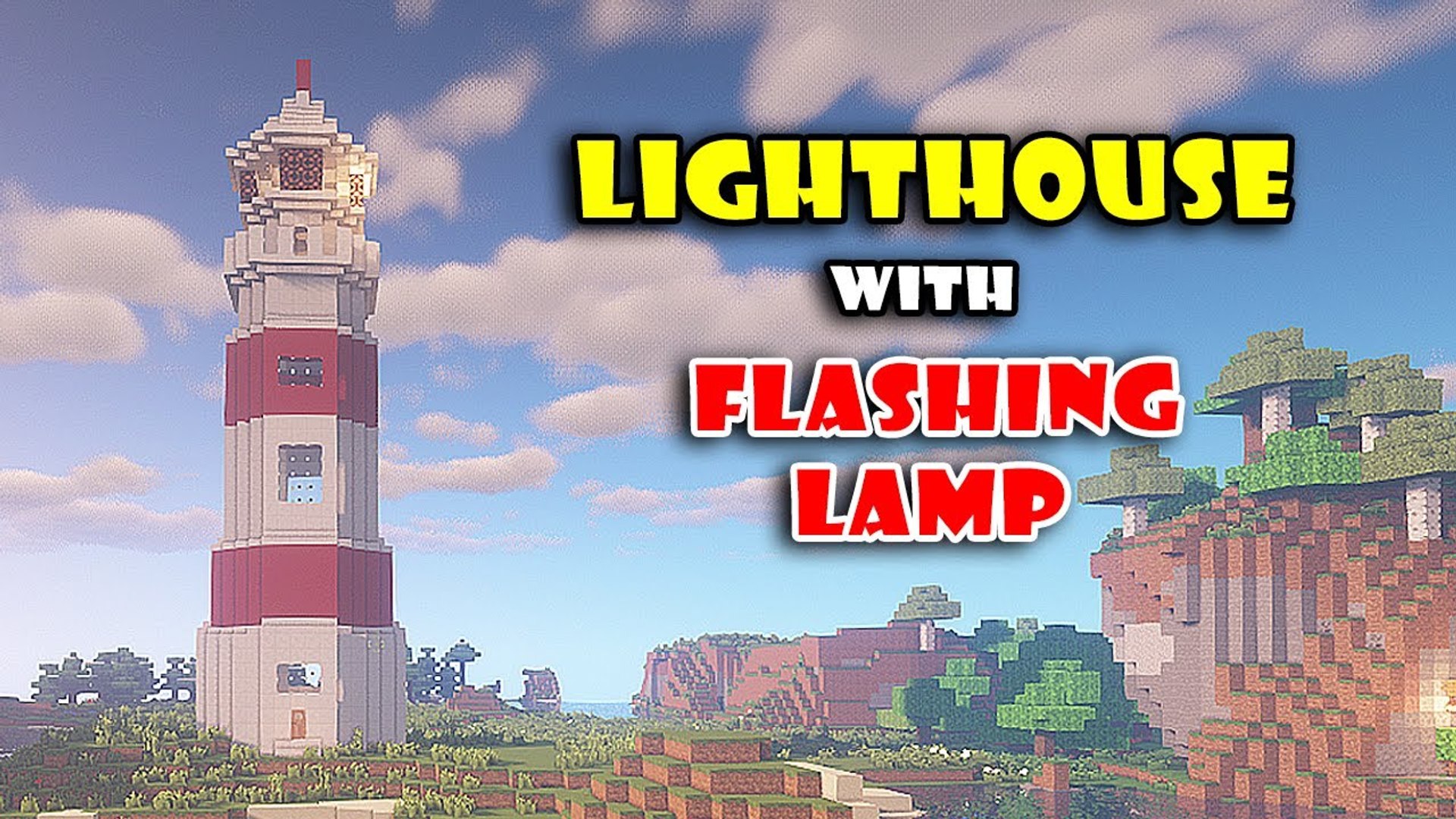 MINECRAFT ! LIGHTHOUSE With Flashing Lamp Tutorial #1_ How to Build EASY in  Minecraft - video Dailymotion