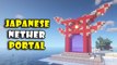 MINECRAFT ! Japanese NETHER PORTAL Tutorial _ How to Build EASY in Minecraft