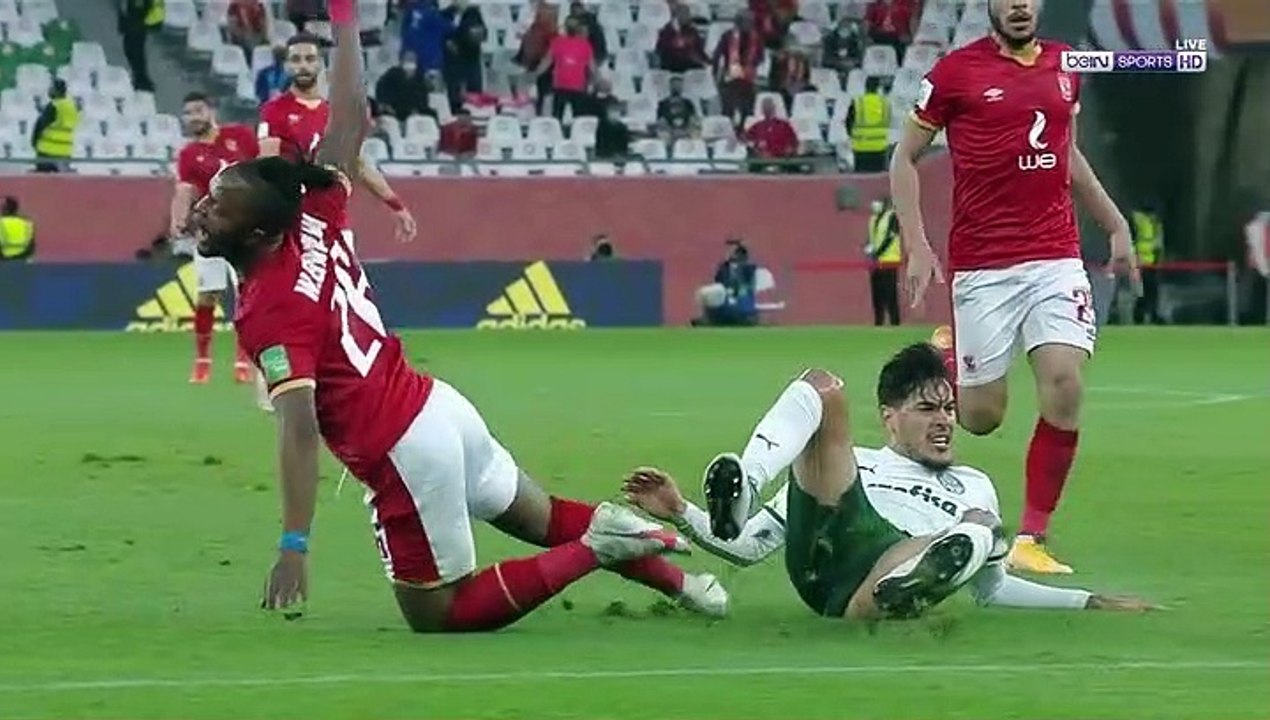 الشوط الاول من مباراة | الاهلي المصري و بالميراس البرازيلي مباراة تحديد المركز الثالث في كاس العالم للاندية قطر 2020م