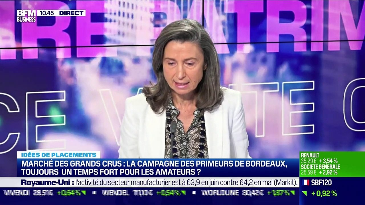 Idée de placements: La campagne des primeurs de Bordeaux, toujours un temps fort pour les amateurs ? - 01/07