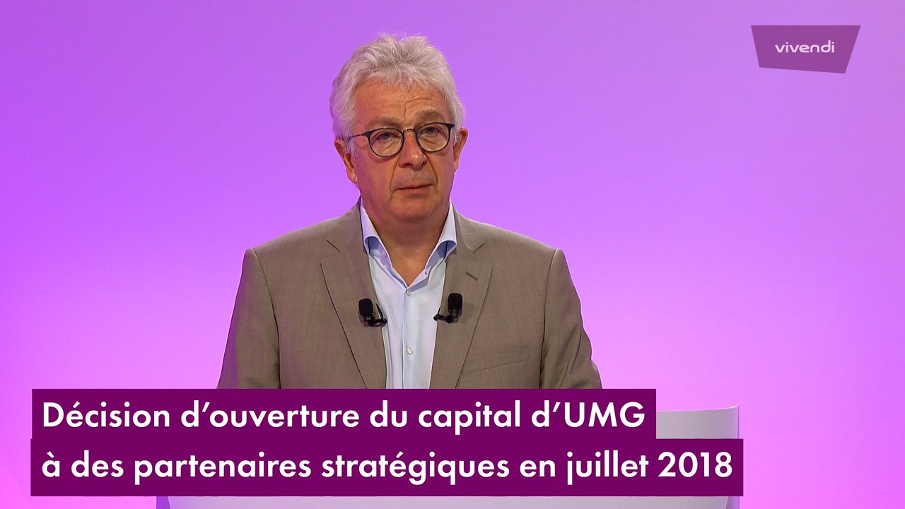 Entretien avec Hervé Philippe, Directeur financier et membre du Directoire de Vivendi, sur la distribution de 60 % du capital d'UMG aux actionnaires du Groupe