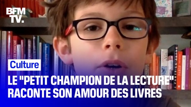 Le petit champion de la lecture nous raconte son amour des livres