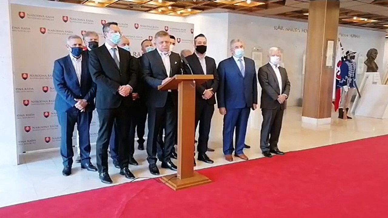 ZÁZNAM: Brífing strany SMER v parlamente