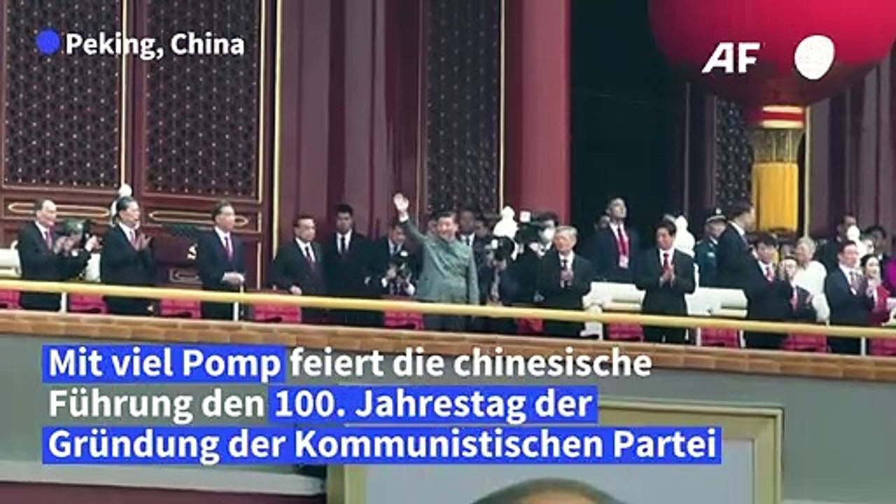 Chinesische Führung feiert 100 Jahre Kommunistische Partei