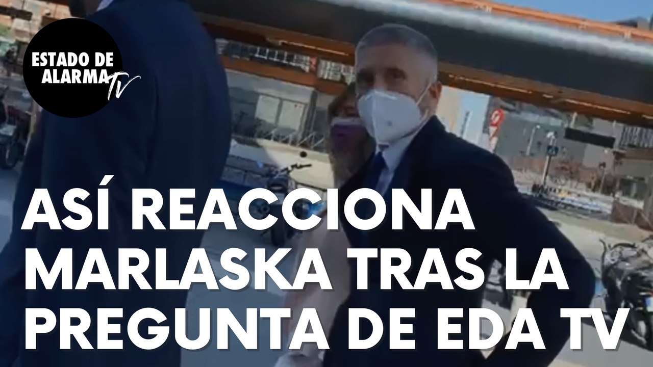 La inesperada reacción del ministro Marlaska tras la pregunta de EDATV: “Una pregunta rápida”