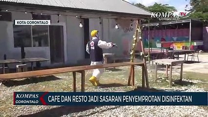 Download Video: Cafe Dan Resto Jadi Sasaran Penyemprotan Disinfektan