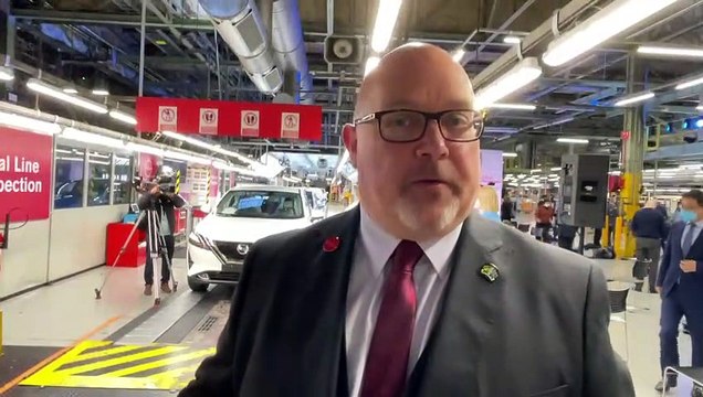 Leader of Sunderland City Council speaks about Nissan unveiling a new battery plant in Sunderland