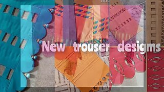 Stylish Girls trouser design 2021 _ Ladies trouser design 2020 _ trendy trouser designs for eid 2021