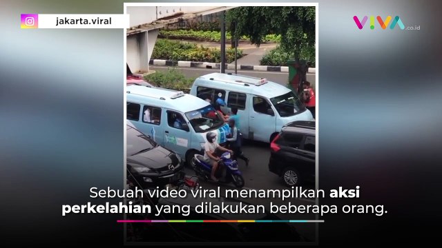 Perkelahian di Tengah Jalan, Bikin Macet Lalu Lintas