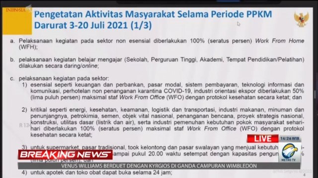 Simak Berikut Aturan Lengkap PPKM Darurat di Jawa-Bali!