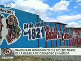 Entérate | Inauguran monumento del Bicentenario de la Batalla de Carabobo en Mérida