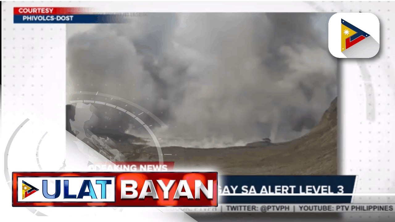 Taal volcano, inilagay sa Alert Level 3