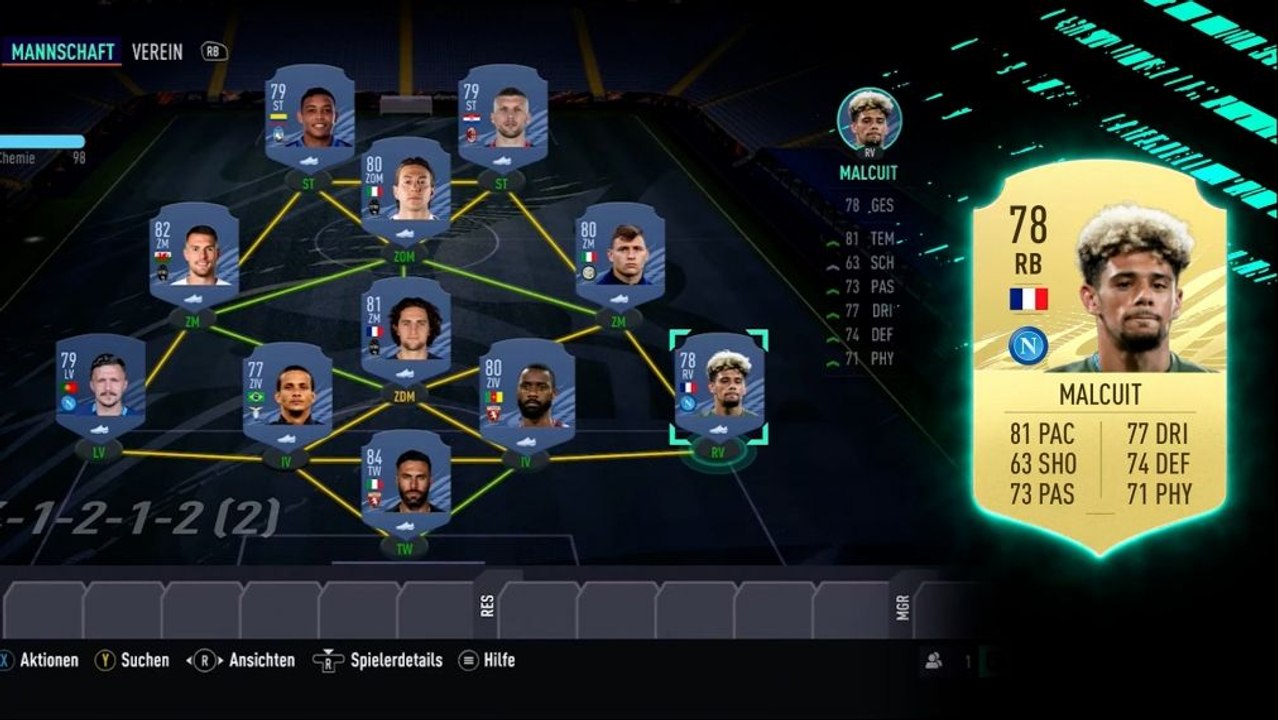 Die drei billigsten FUT-Starter-Teams