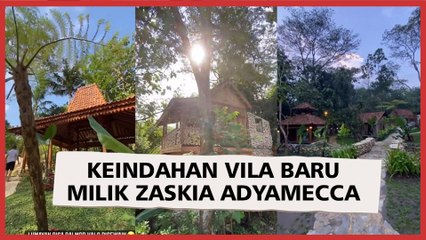 8 Keindahan Vila Zaskia Adya Mecca di Tengah Hutan, Jangan Ragukan Fasilitasnya!