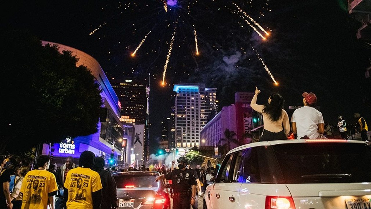 'Ich liebe dich' - LA feiert LeBron und gedenkt Kobe Bryant