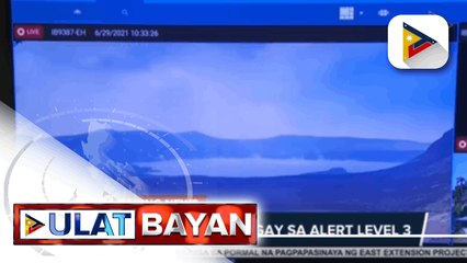 Breaking News: Taal Volcano, inilagay sa Alert Level 3