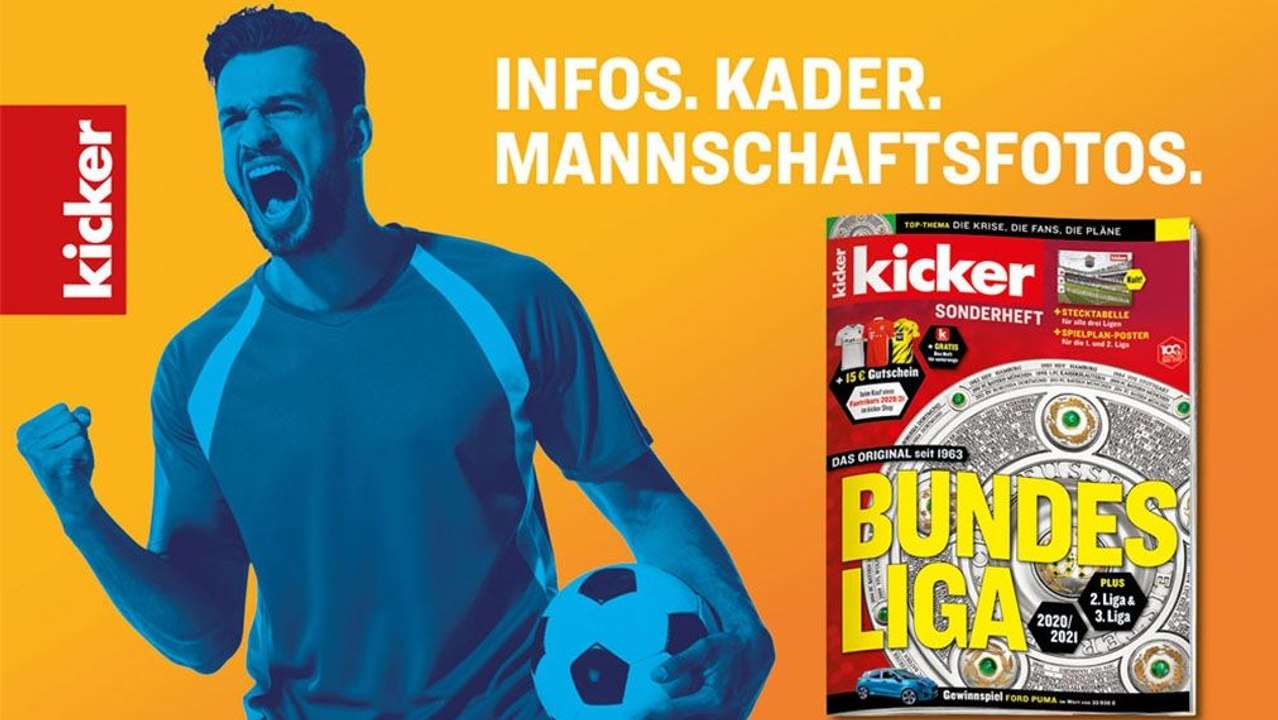 Stecktabelle, Spielplan-Poster, Interviews - Das Bundesliga-Sonderheft