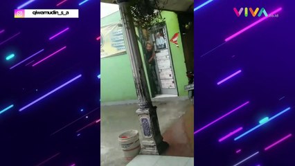 Cimahi Hujan Es, Cijerah Longsor 1 Mobil Hanyut