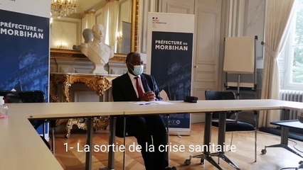 Le nouveau préfet du Morbihan Joël Mathurin présente ses priorités à la préfecture
