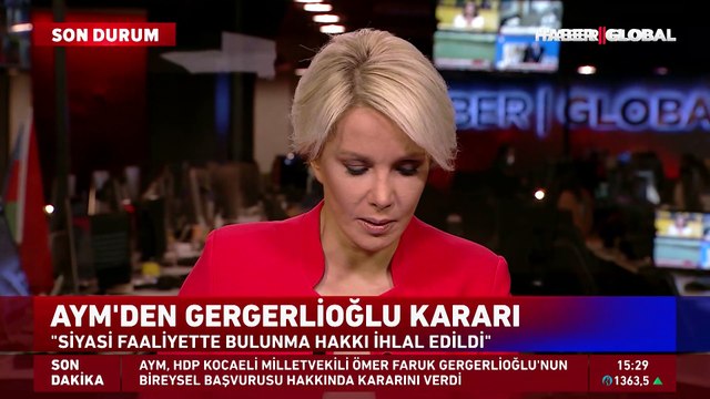 Anayasa Mahkemesi'nden Ömer Faruk Gergerlioğlu için hak ihlali kararı