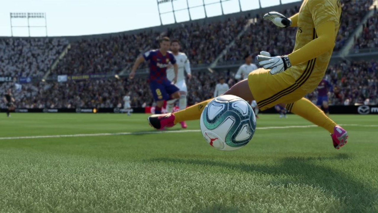 FIFA 20: So geht der Flachschuss mit Vollspann