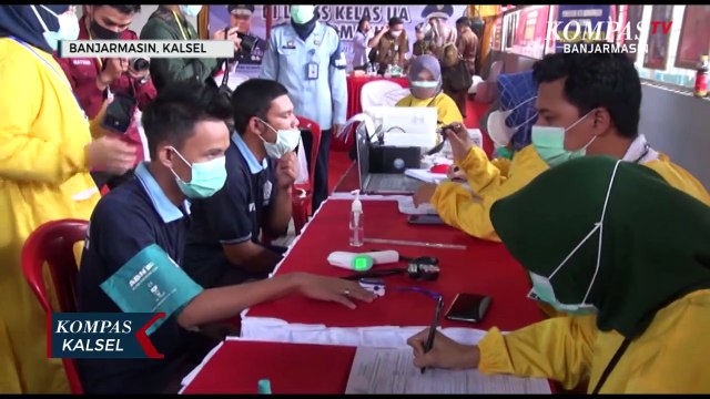 2000 Warga Binaan Lapas Banjarmasin Disuntik Vaksin Covid-19, WBP Tanpa KTP Tetap Divaksin
