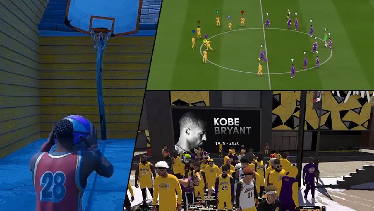 FIFA Pro Club Team mit Tribut an Kobe Bryant