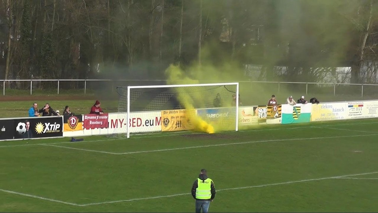 Last-Minute-Traumtor rettet Curslack einen Punkt bei Pyro Party