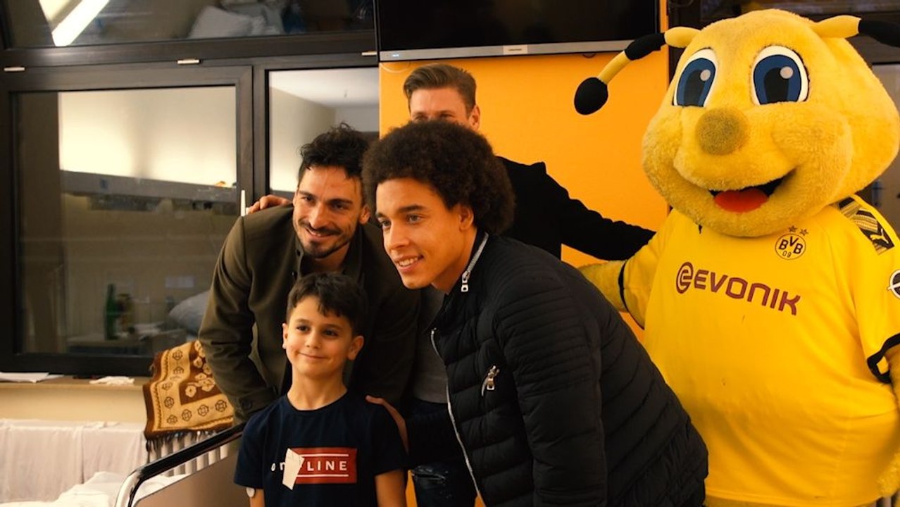 Ein besonderer BVB-Termin - Weihnachtsbesuch in der Kinderklinik