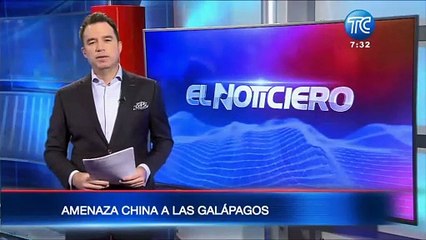 Una flota pesquera china amenaza las Islas Galápagos