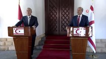 Dışişleri Bakanı Mevlüt Çavuşoğlu, KKTC Cumhurbaşkanı Ersin Tatar ile gerçekleştirdiği basın toplantısında, Kıbrıs'a BM Özel Temsilcisi atanması...