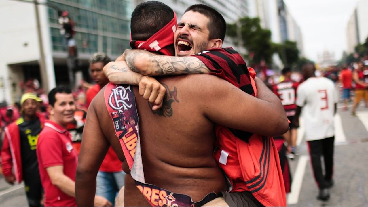 Rot-schwarze Party in Rio - Zehntausende feiern Flamengos Copa-Sieger