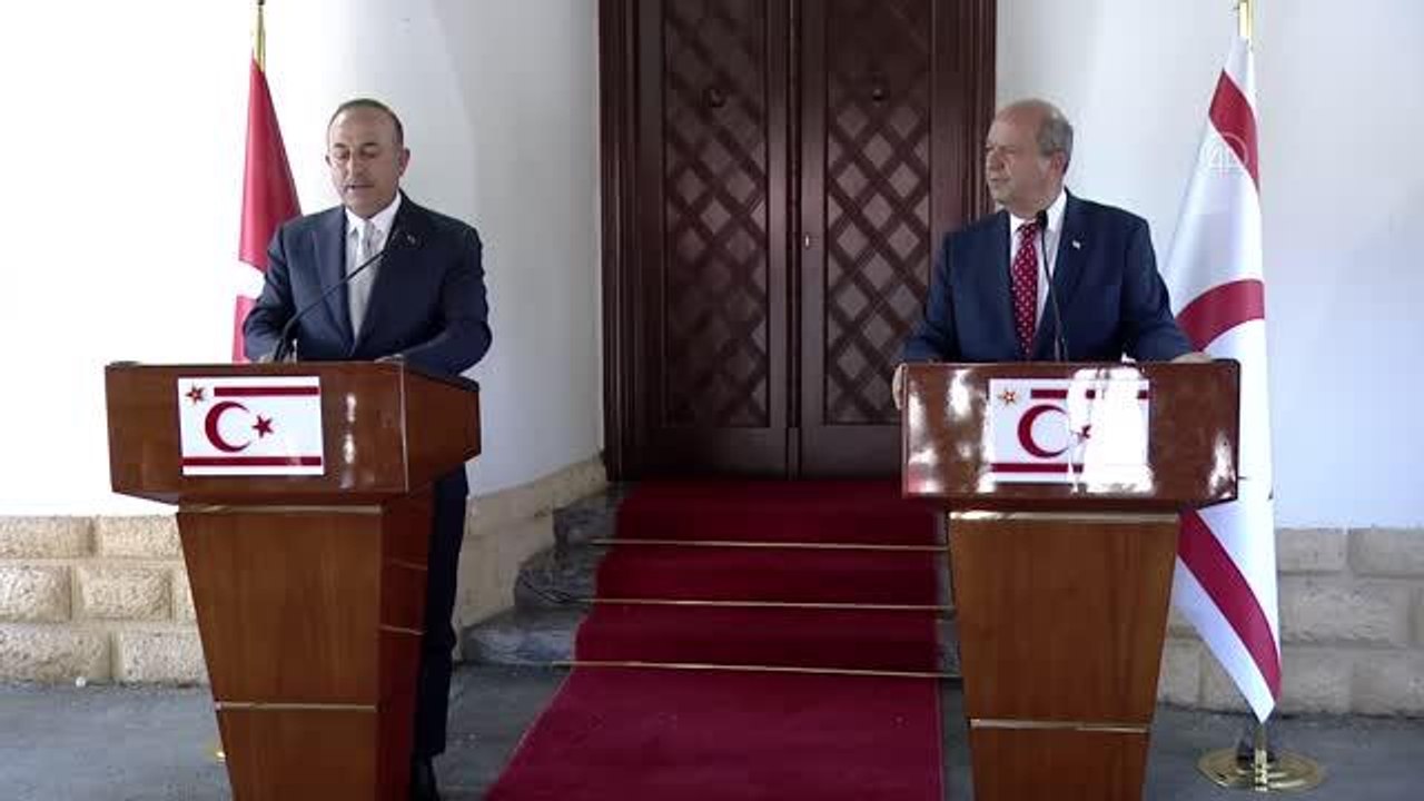 LEFKOŞA (AA) - Dışişleri Bakanı Çavuşoğlu: "Sayın Cumhurbaşkanımızın (Erdoğan) bölgesel konferans önerisi halen masadadır.