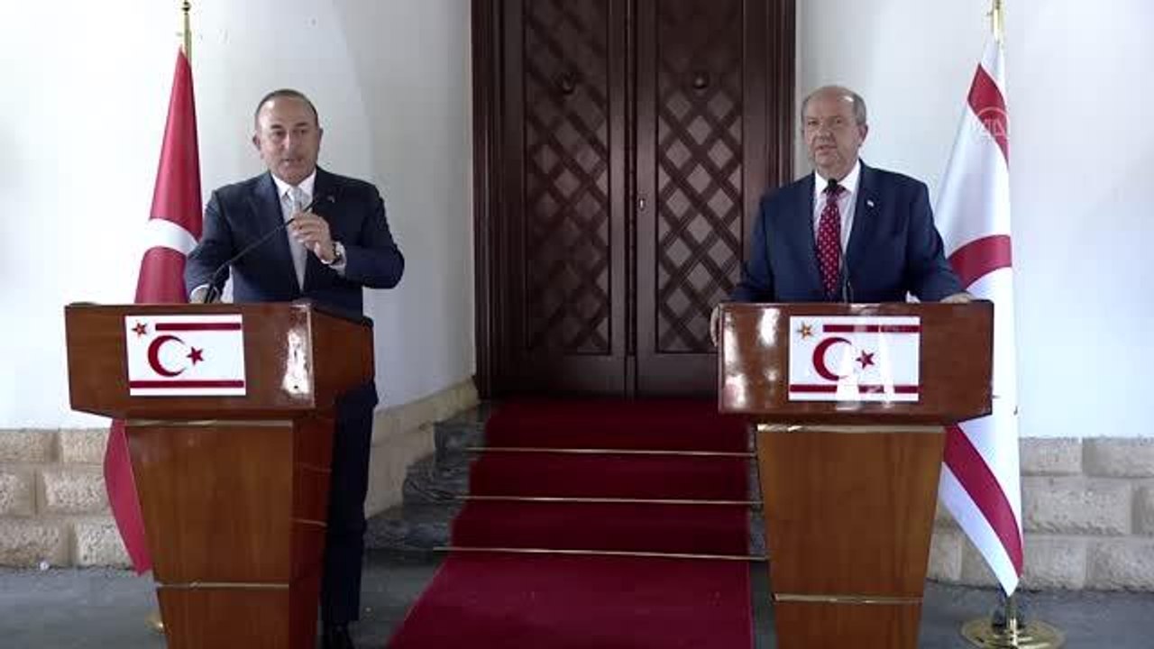 LEFKOŞA (AA) - Dışişleri Bakanı Çavuşoğlu: "Kıbrıs Türk halkını azınlık olarak gören bu zihniyeti biz de artık yok sayıyoruz"