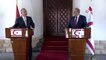 Son dakika haberi | Dışişleri Bakanı Mevlüt Çavuşoğlu, KKTC Cumhurbaşkanı Ersin Tatar ile gerçekleştirdiği basın toplantısında, "Kıbrıs tarafı Cenevre'de yeni, gerçekçi...