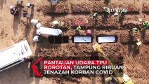 Pantauan Udara TPU Rorotan, Tampung Ribuan Jenazah Korban Covid