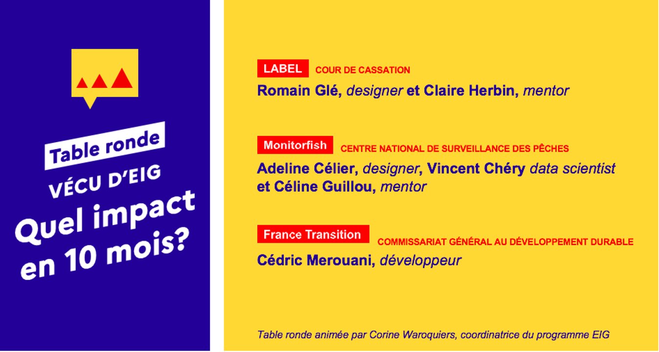 DemoDay EIG4 : Table ronde - "Vécu d'EIG", quel impact en 10 mois ?