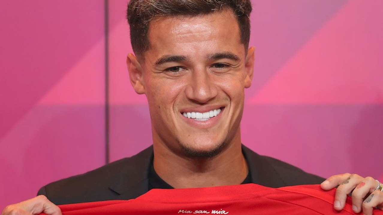 Die '10' als Lockmittel - Coutinho in München vorgestellt