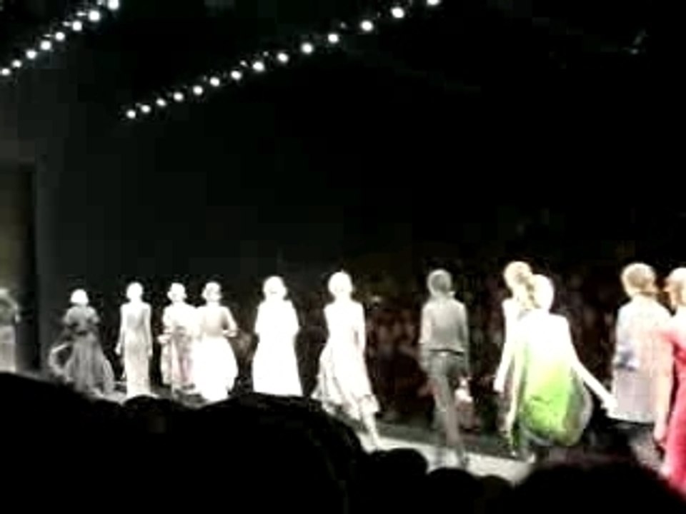 Final du défilé Céline automne-hiver 2008-2009