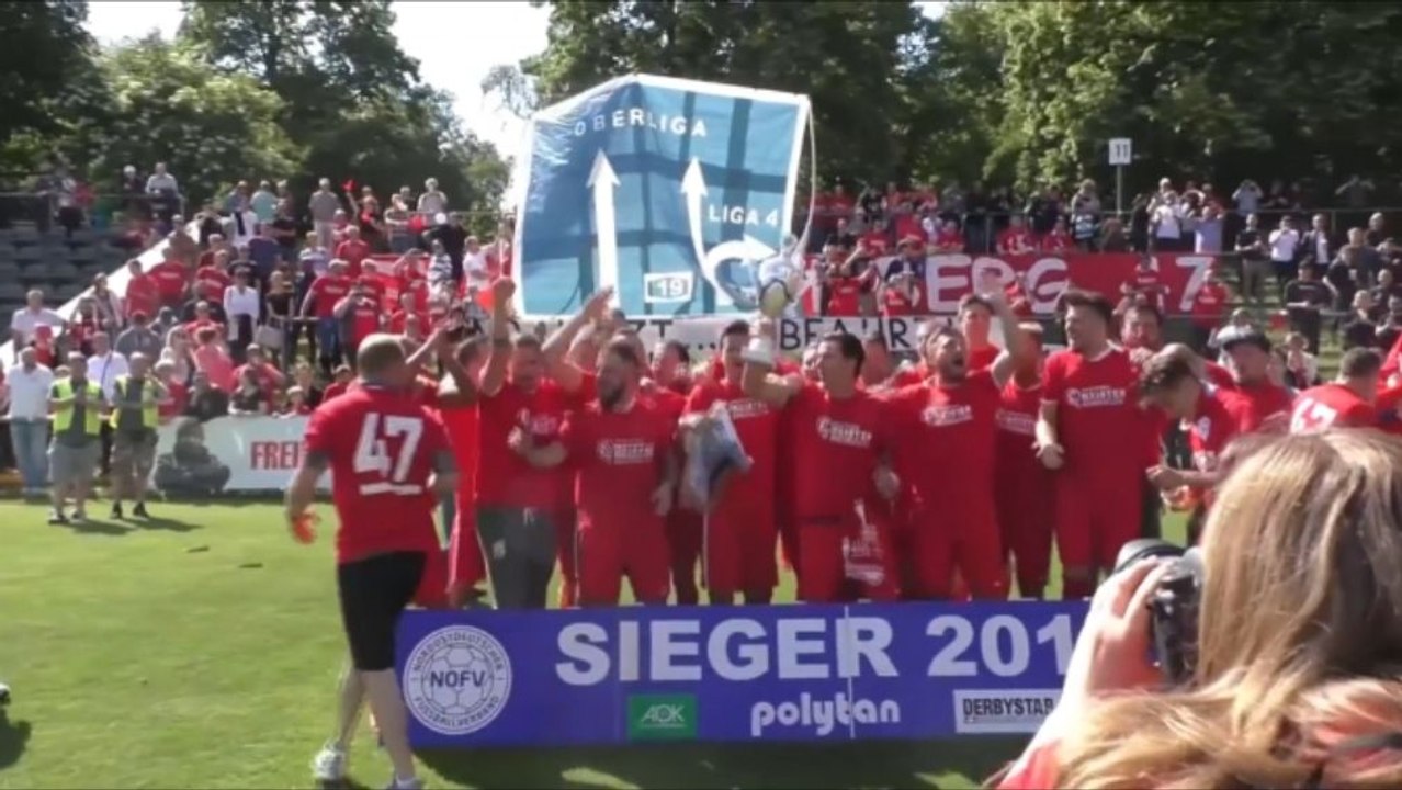 Nach Sieg gegen CFC Hertha: Lichtenberg 47 feiert Oberliga-Titel