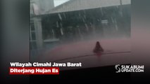 Wilayah Cimahi Jawa Barat Diterjang Hujan Es