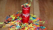 Coca Cola Can Vs Rubber Bands | Latest Experiment Challenge Video | Ideas Therapy