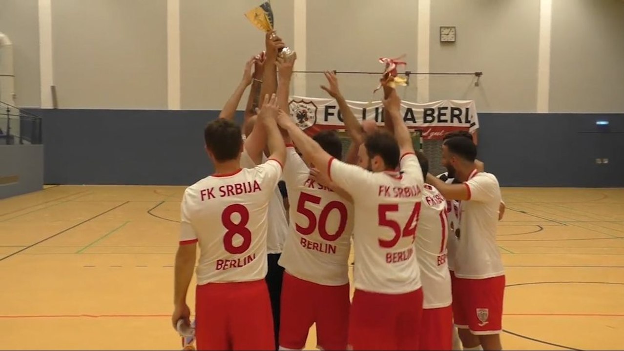 16-Tore-Schützenfest im Pokalfinale: FK Srbija ist Berlins Futsal-Meister