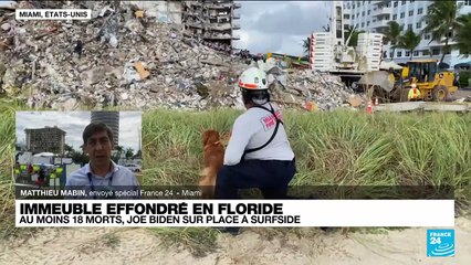 Immeuble effondré en Floride : Joe et Jill Biden sur place pour apporter "du réconfort"