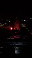 Antiga malharia pega fogo em Joinville